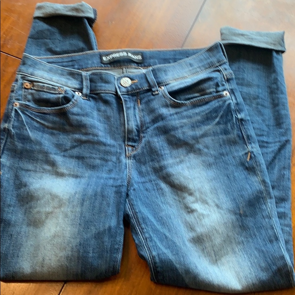 Express Mia mid rise jeans